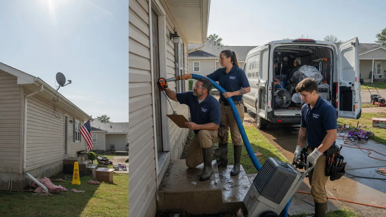 Ceiling Water Damage Restoration in Badger, MN near me